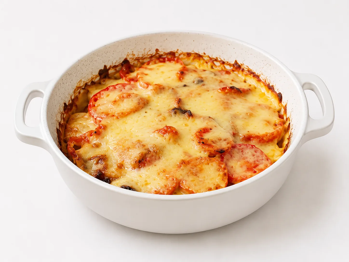 Кабачки с картошкой и помидорами в духовке